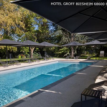 Aux Deux Clefs Hostellerie Groff Biesheim Екстериор снимка