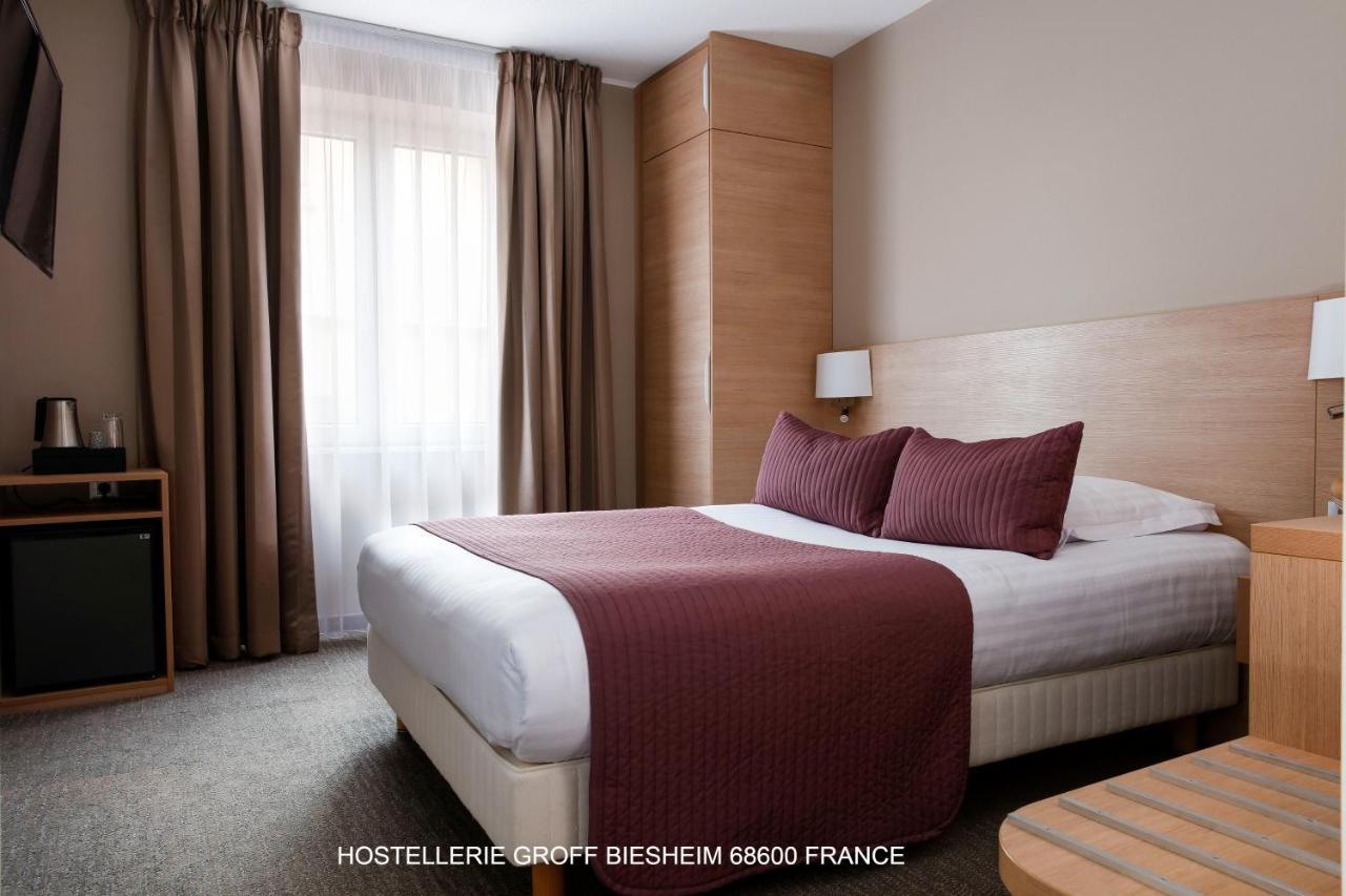 Aux Deux Clefs Hostellerie Groff Biesheim Екстериор снимка