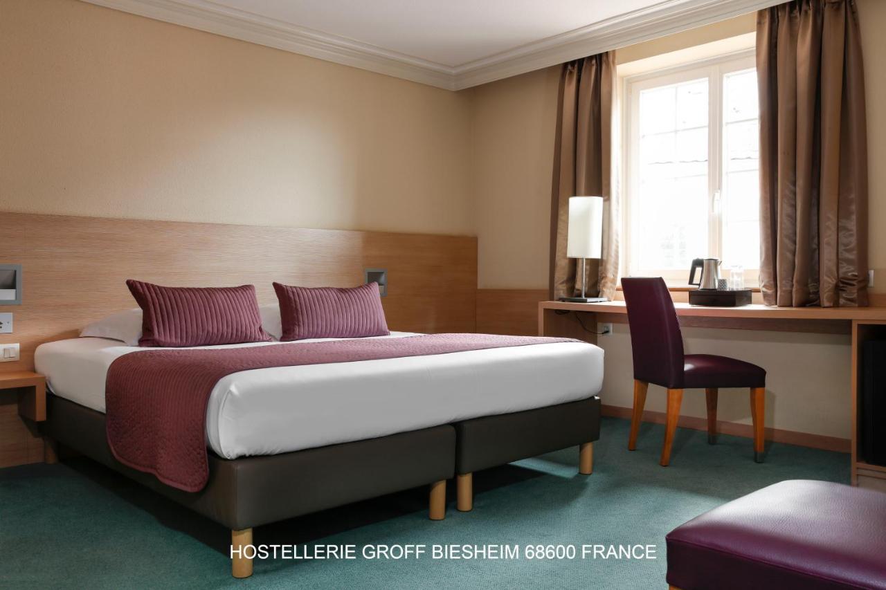 Aux Deux Clefs Hostellerie Groff Biesheim Екстериор снимка